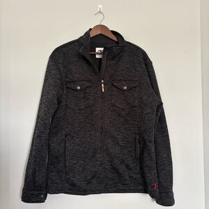 Mountain Khakis Full Zip Sweater Fleece Jacket — Men’s XL Classic Fit, Gray